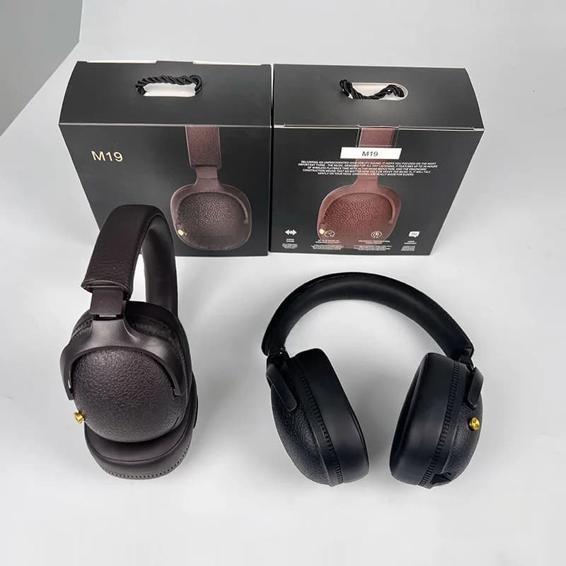 Retro slúchadlá cez uši Bluetooth, bezdrôtová stereo súprava s mikrofónom
