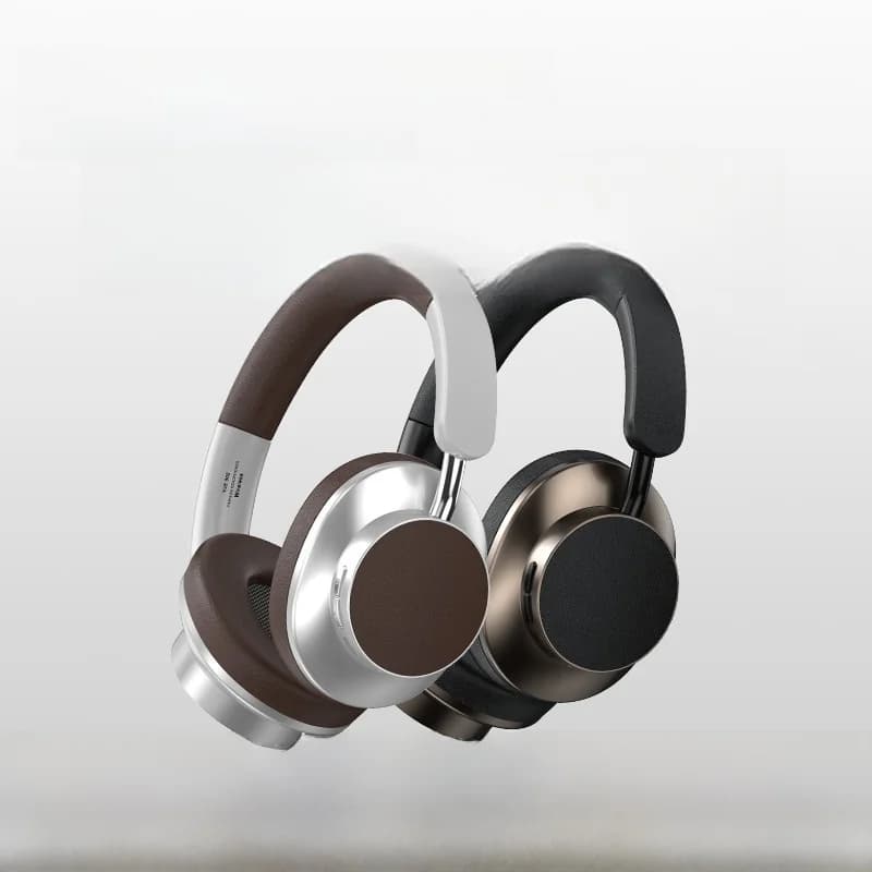 Retro slúchadlá cez uši s Bluetooth, FM rádiom a slotom na TF kartu