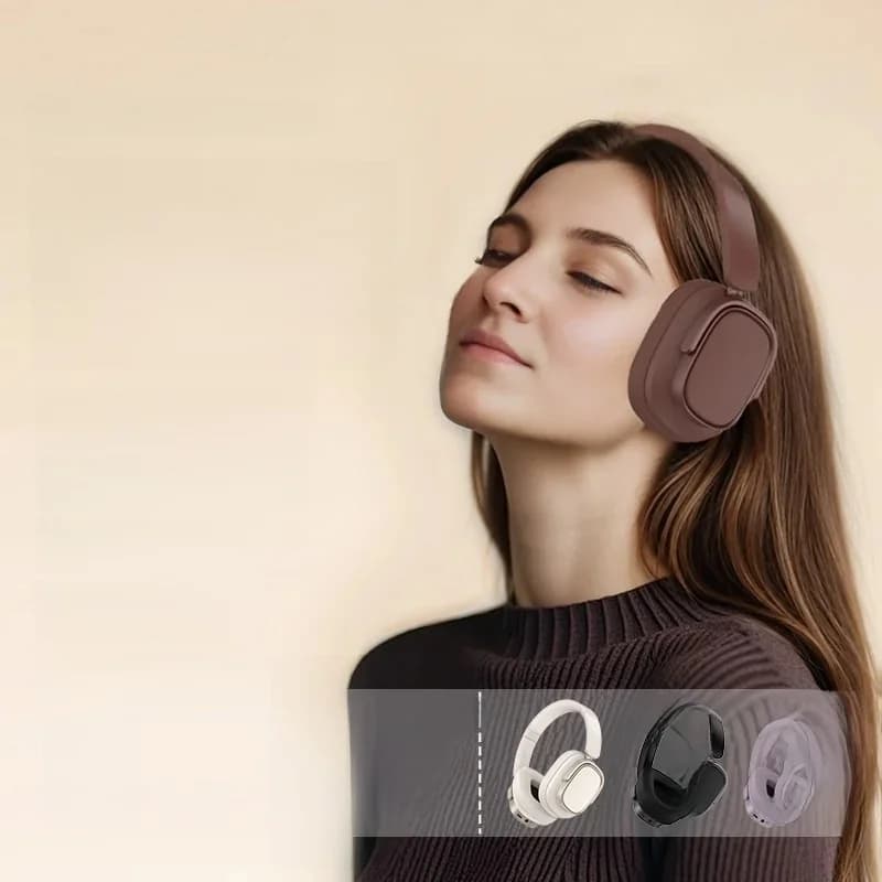 Retro Bluetooth slúchadlá cez uši s aktívnym potlačením hluku