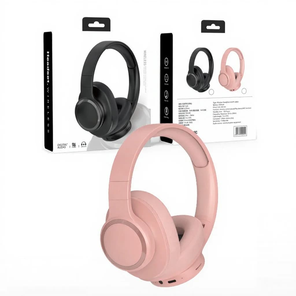 Bezdrôtové slúchadlá cez uši s dlhou výdržou batérie a Bluetooth 5.4