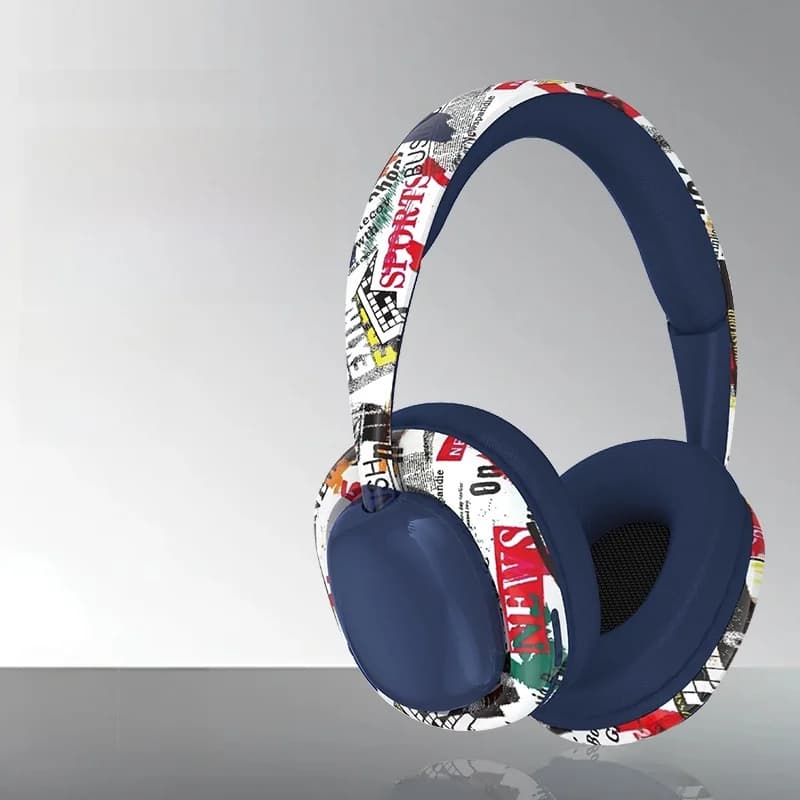 Slúchadlá cez uši Bluetooth s hlbokými basmi a bezdrôtovým pripojením