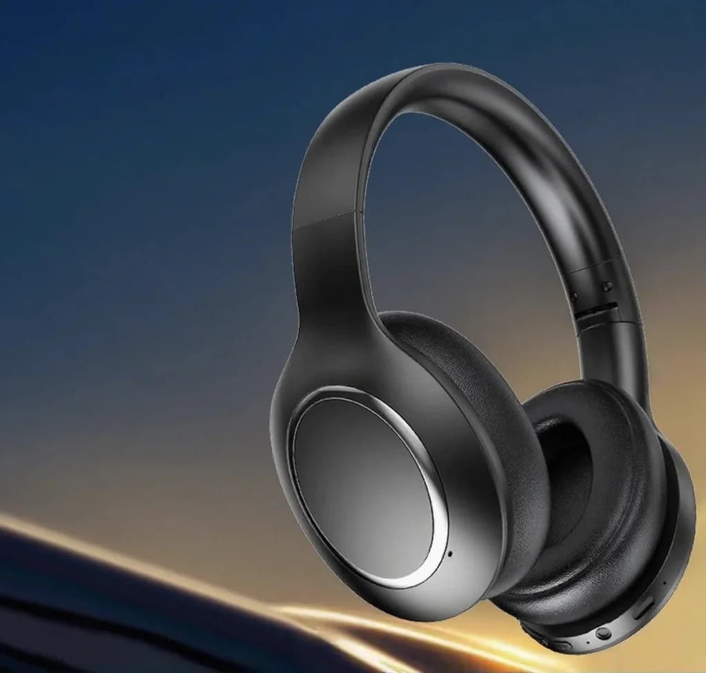 Bluetooth slúchadlá cez uši s ANC a dlhou výdržou batérie