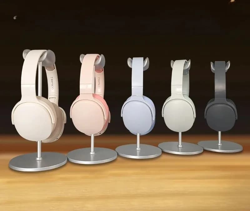 Bezdrôtové Bluetooth slúchadlá cez uši s FM rádiom a slotom na TF kartu