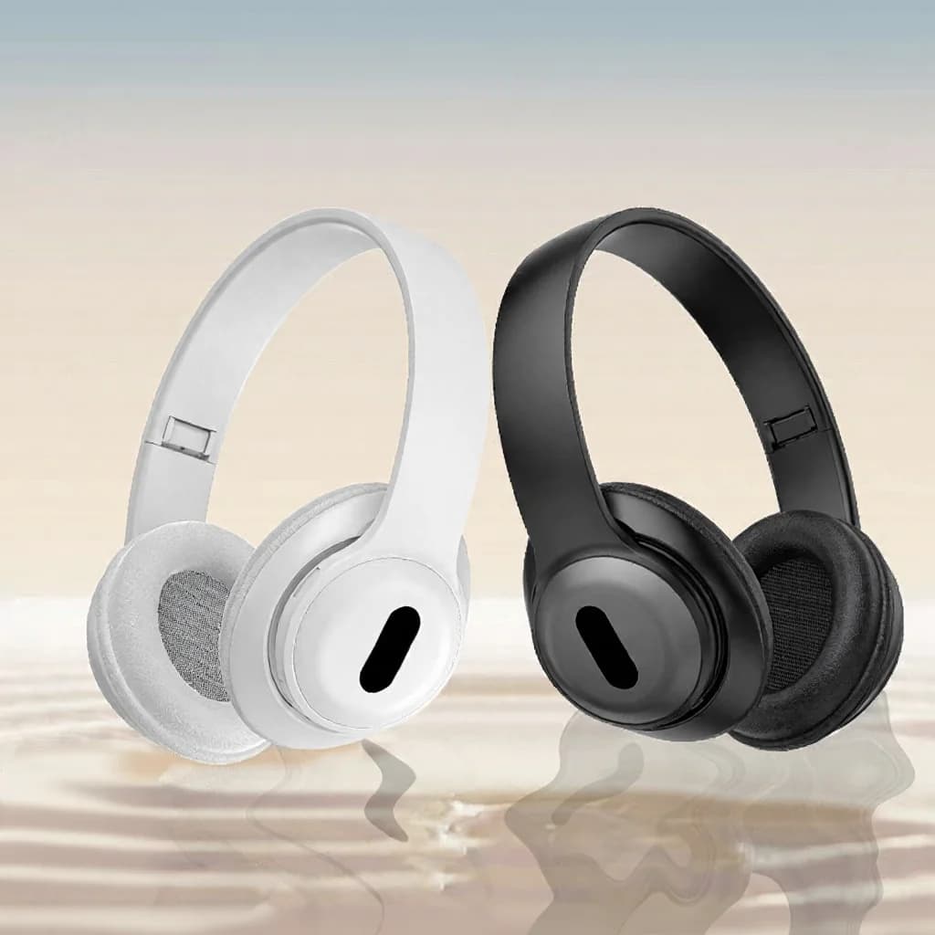 Bezdrôtové slúchadlá cez uši s Bluetooth, FM rádiom a slotom na TF kartu