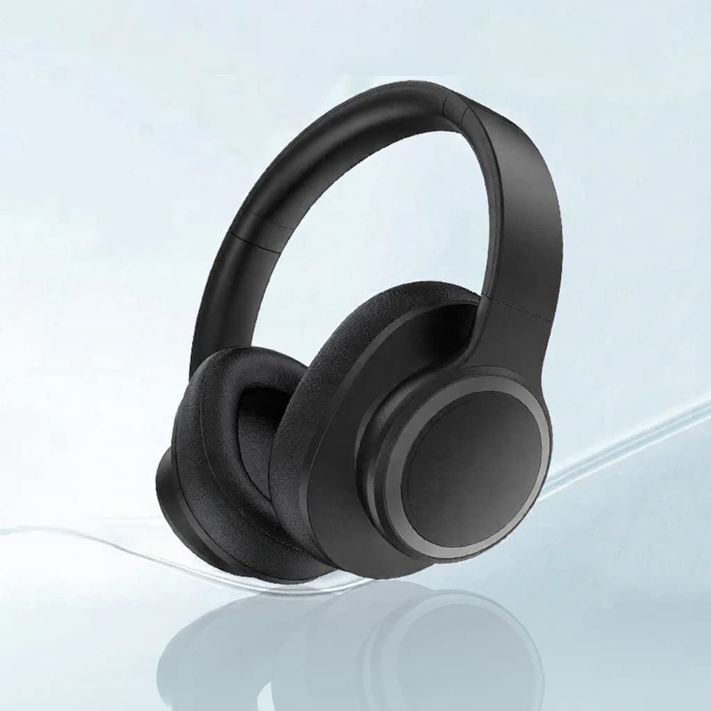 Bezdrôtové slúchadlá cez uši s aktívnym potlačením hluku a Bluetooth 5.4