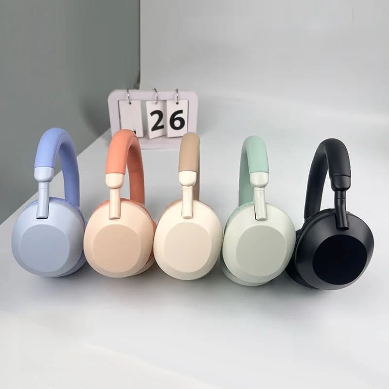 Bezdrôtové Bluetooth slúchadlá cez uši s hlbokými basmi a mikrofónom
