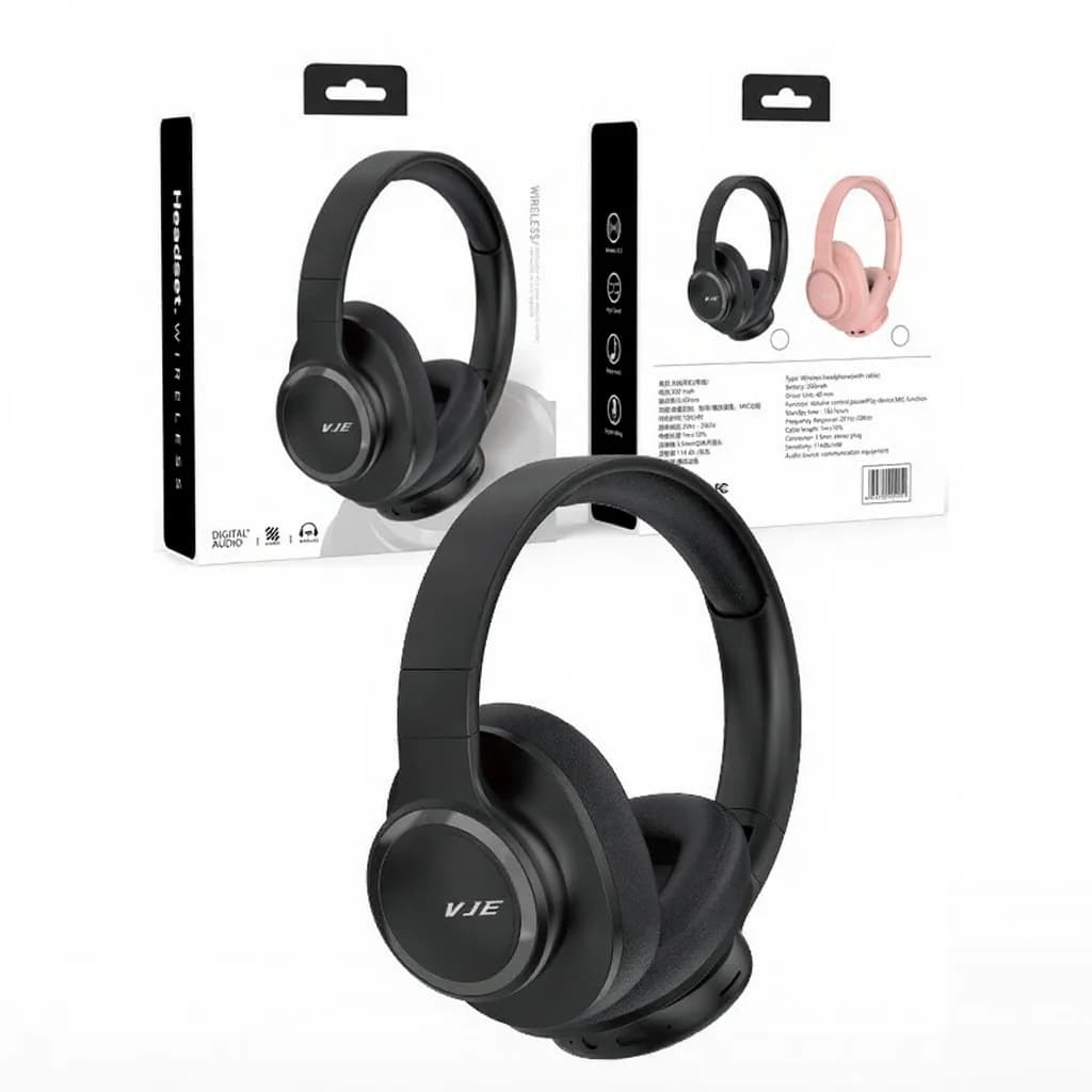 Bezdrôtové slúchadlá cez uši s dlhou výdržou batérie a Bluetooth 5.4