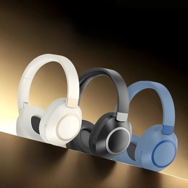 Bezdrôtové slúchadlá s aktívnym potlačením hluku, over-ear, stereo