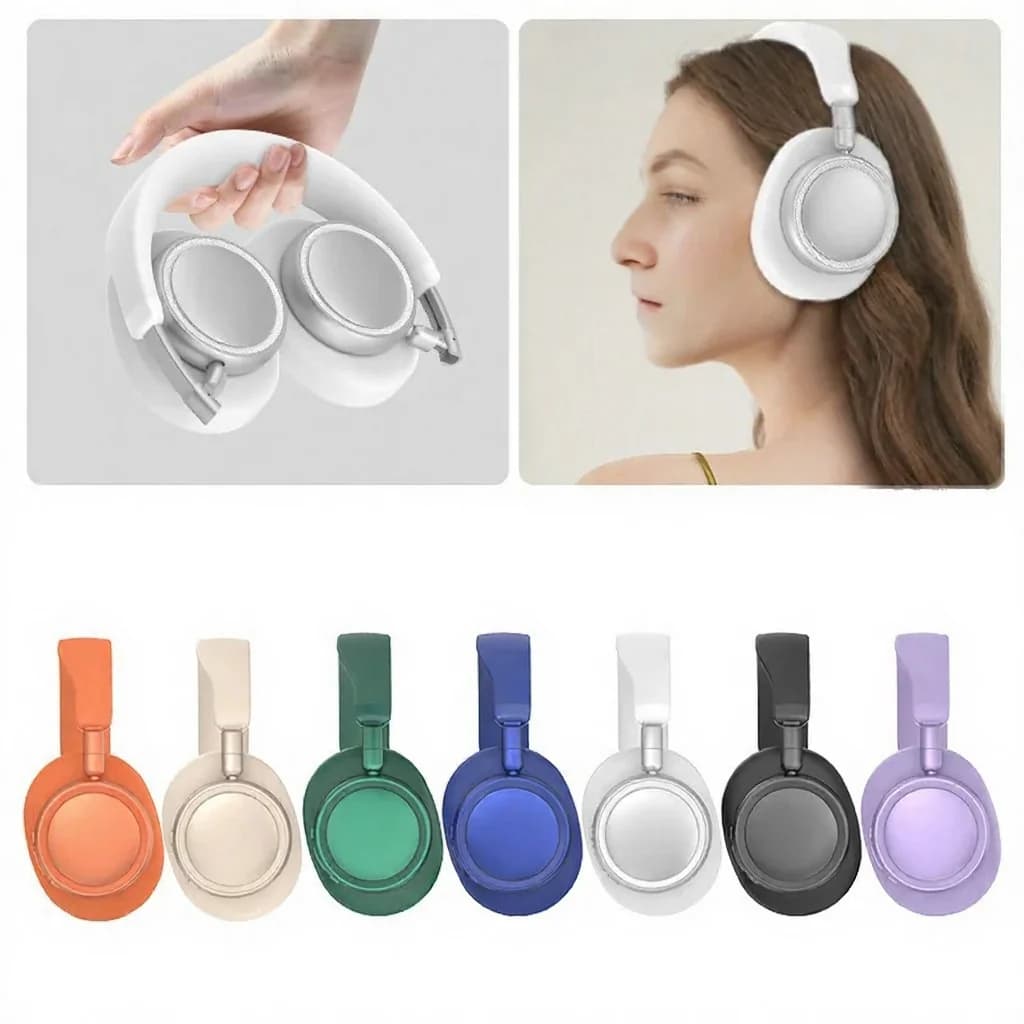 Bezdrôtové Bluetooth slúchadlá s hlbokými basmi a nabíjaním Type-C