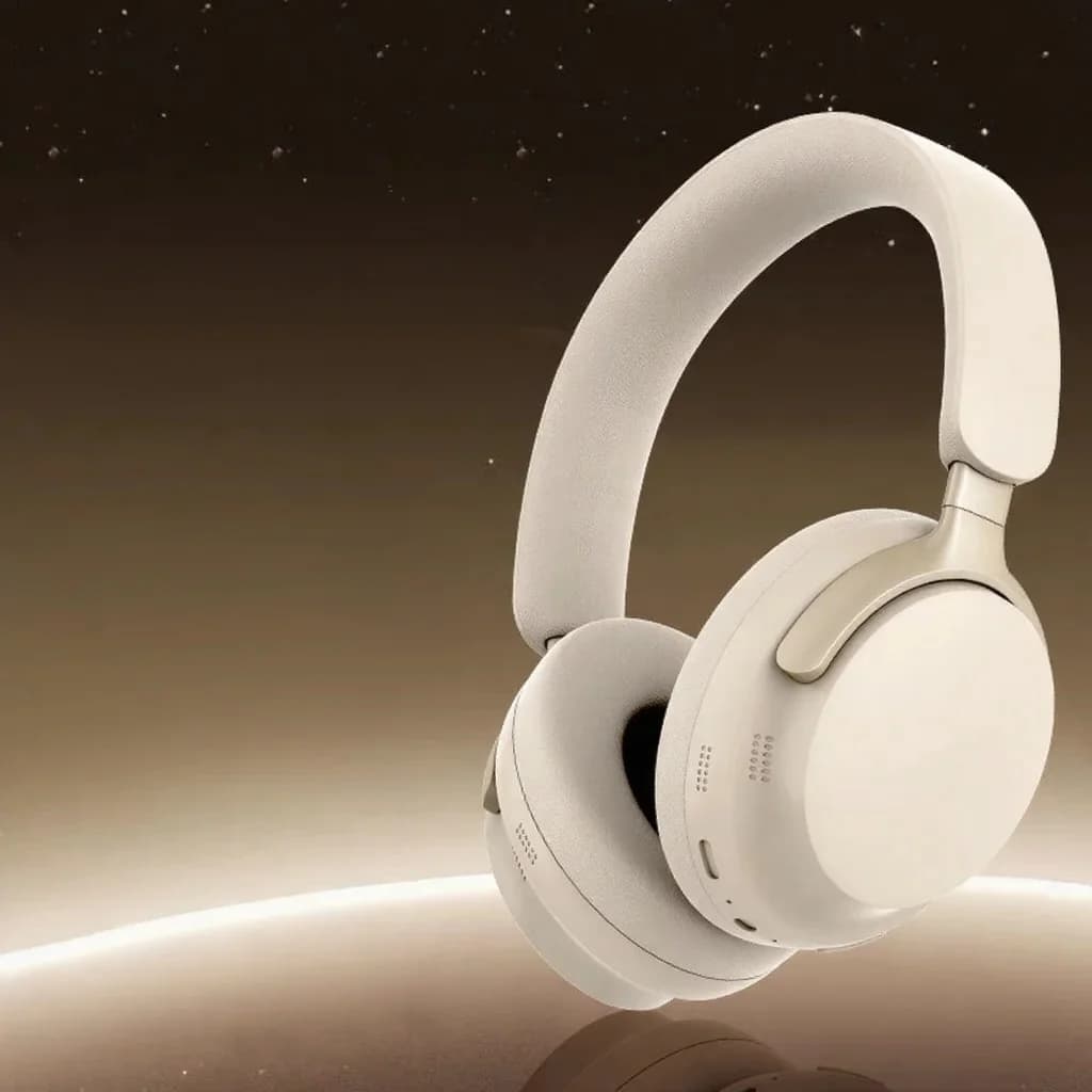Bezdrôtové Bluetooth slúchadlá cez uši s nabíjaním Type-C a stereo zvukom