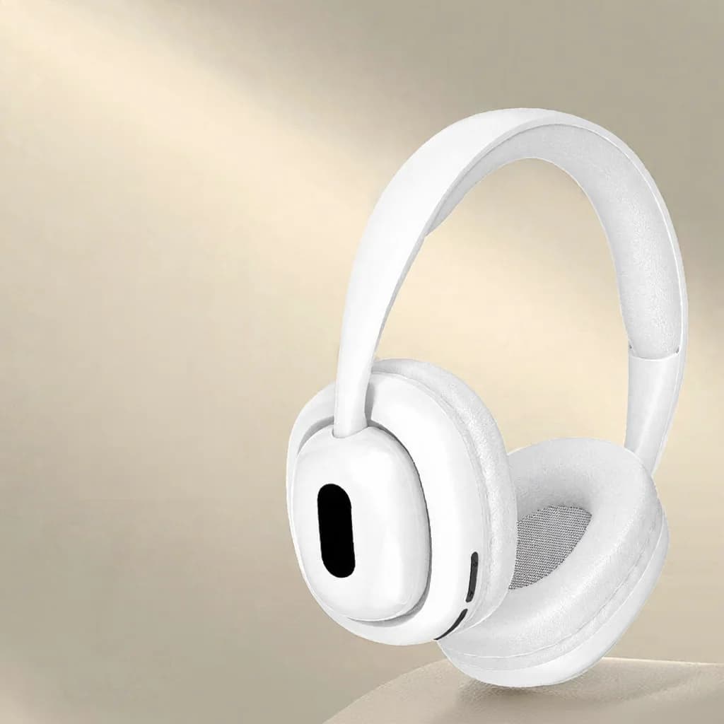 Bluetooth slúchadlá cez uši s FM rádiom a slotom na TF kartu