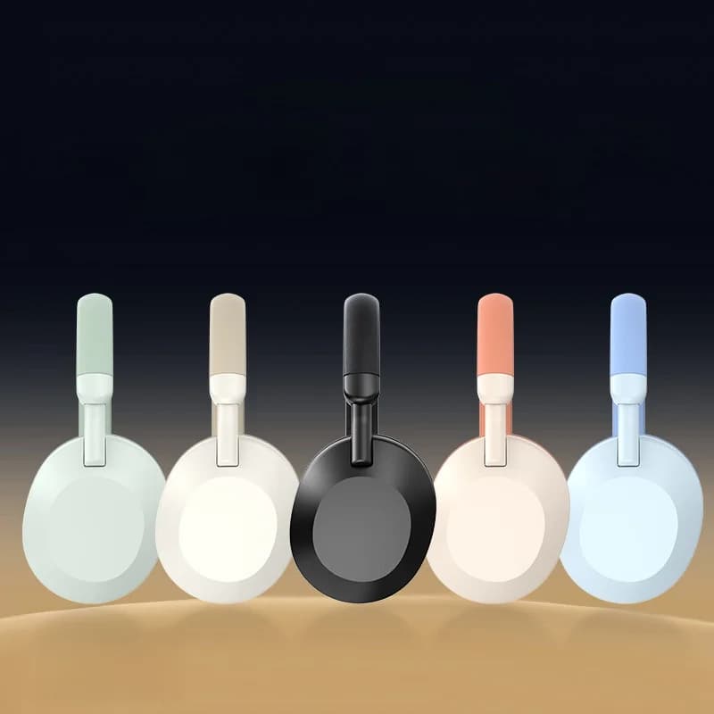 Bezdrôtové slúchadlá cez uši s FM rádiom a Bluetooth 5.4