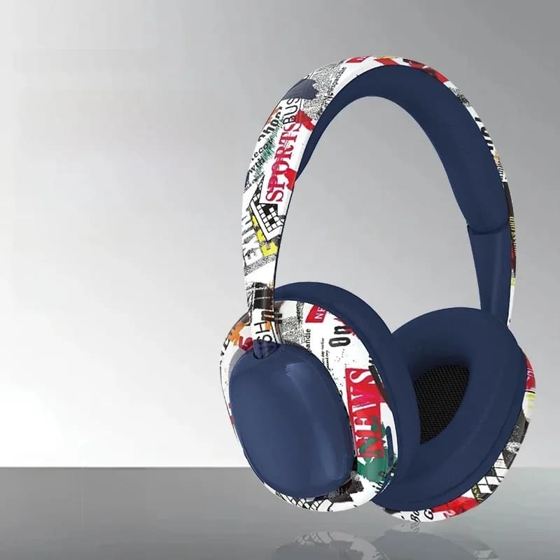 Slúchadlá cez uši Bluetooth s hlbokými basmi a bezdrôtovým pripojením