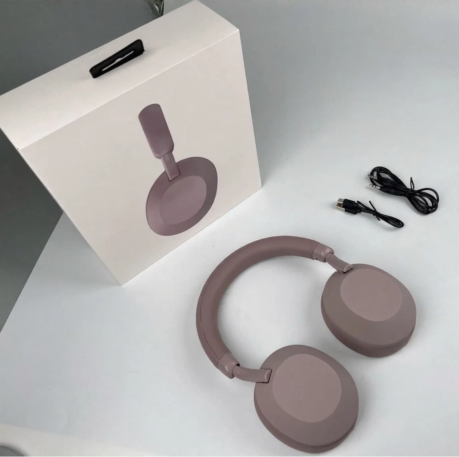 ANC bezdrôtové Bluetooth slúchadlá cez uši s aktívnym potlačením hluku