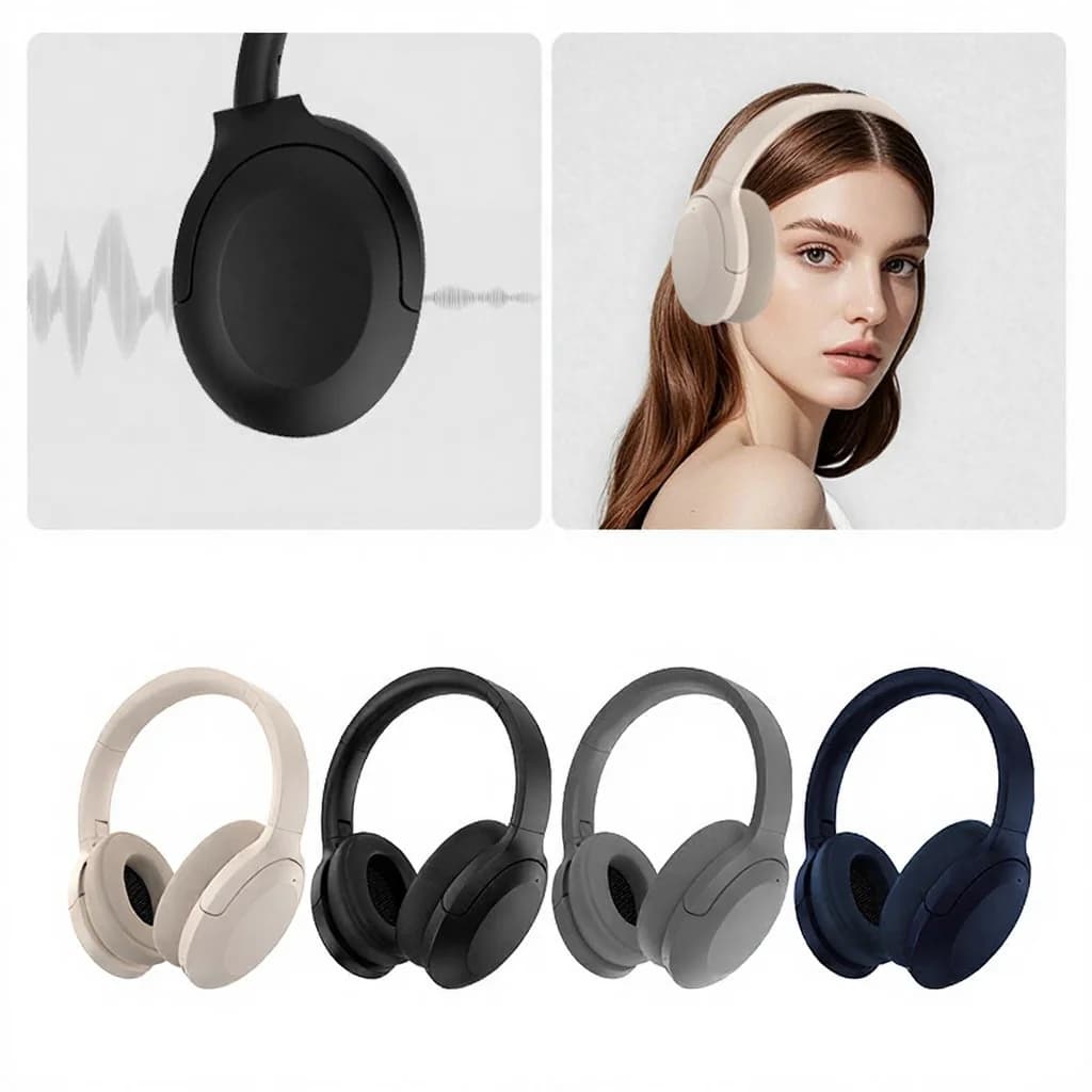 Bezdrôtové Bluetooth slúchadlá s ANC a stereo zvukom
