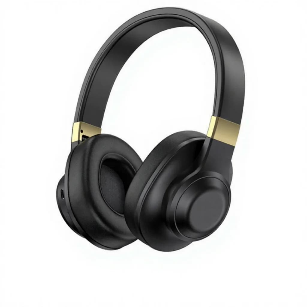 Bezdrôtové Bluetooth slúchadlá cez uši s hlbokými basmi a dlhou výdržou batérie