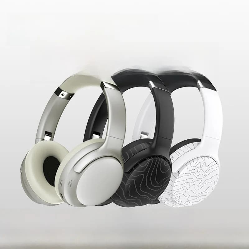 Bezdrôtové náhlavné Bluetooth slúchadlá s FM rádiom a redukciou šumu