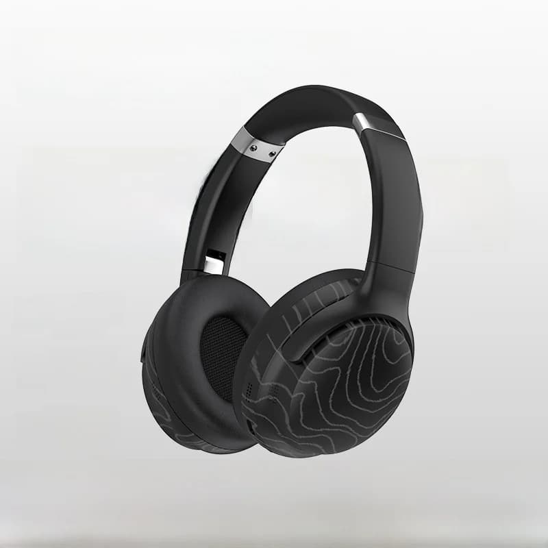 Bezdrôtové náhlavné Bluetooth slúchadlá s FM rádiom a redukciou šumu