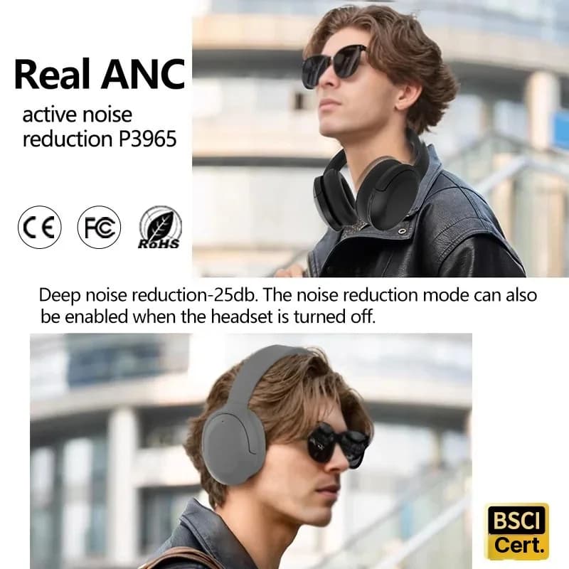 Bezdrôtové slúchadlá s ANC Bluetooth 5.4