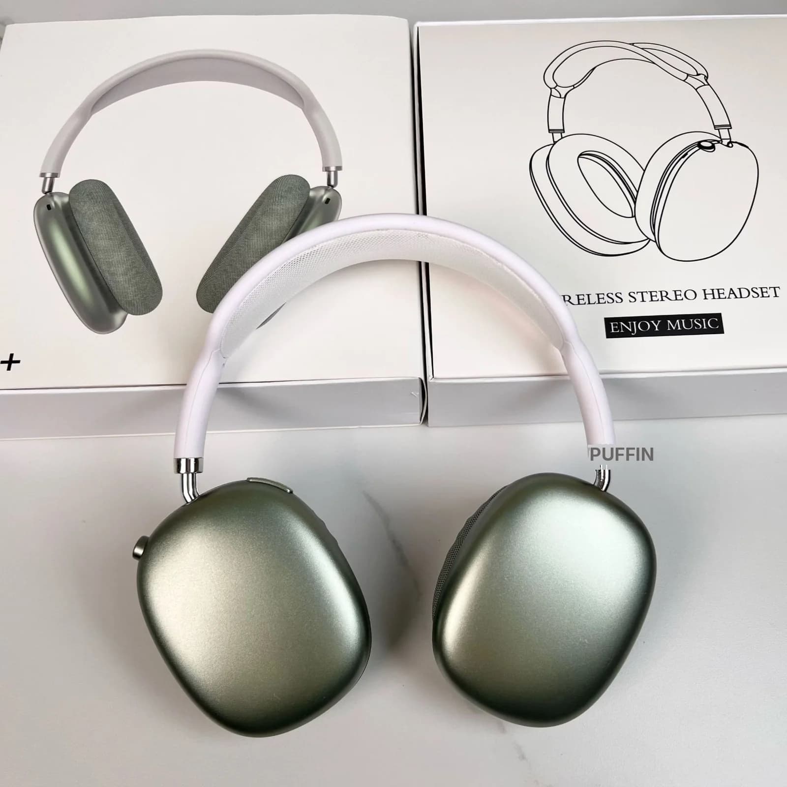Bezdrôtové Bluetooth slúchadlá s FM rádiom a slotom na TF kartu