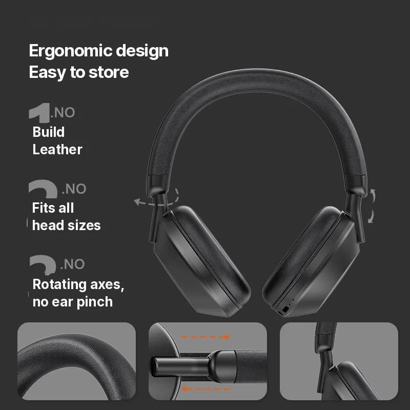 Bezdrôtové slúchadlá s FM rádiom a Bluetooth 5.4