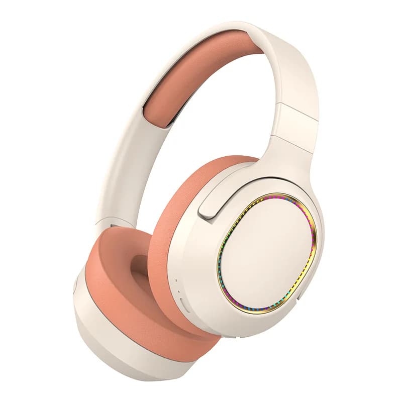 RGB herné slúchadlá bezdrôtové Bluetooth cez uši stereo headset