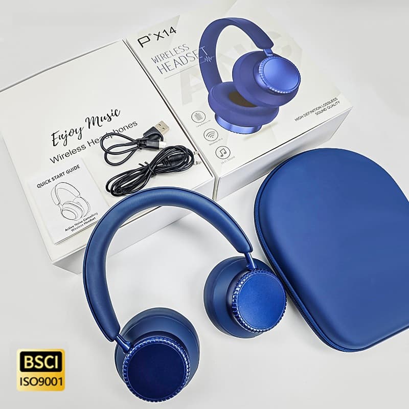 Bezdrôtové Bluetooth slúchadlá s aktívnym potlačením hluku a mikrofónom