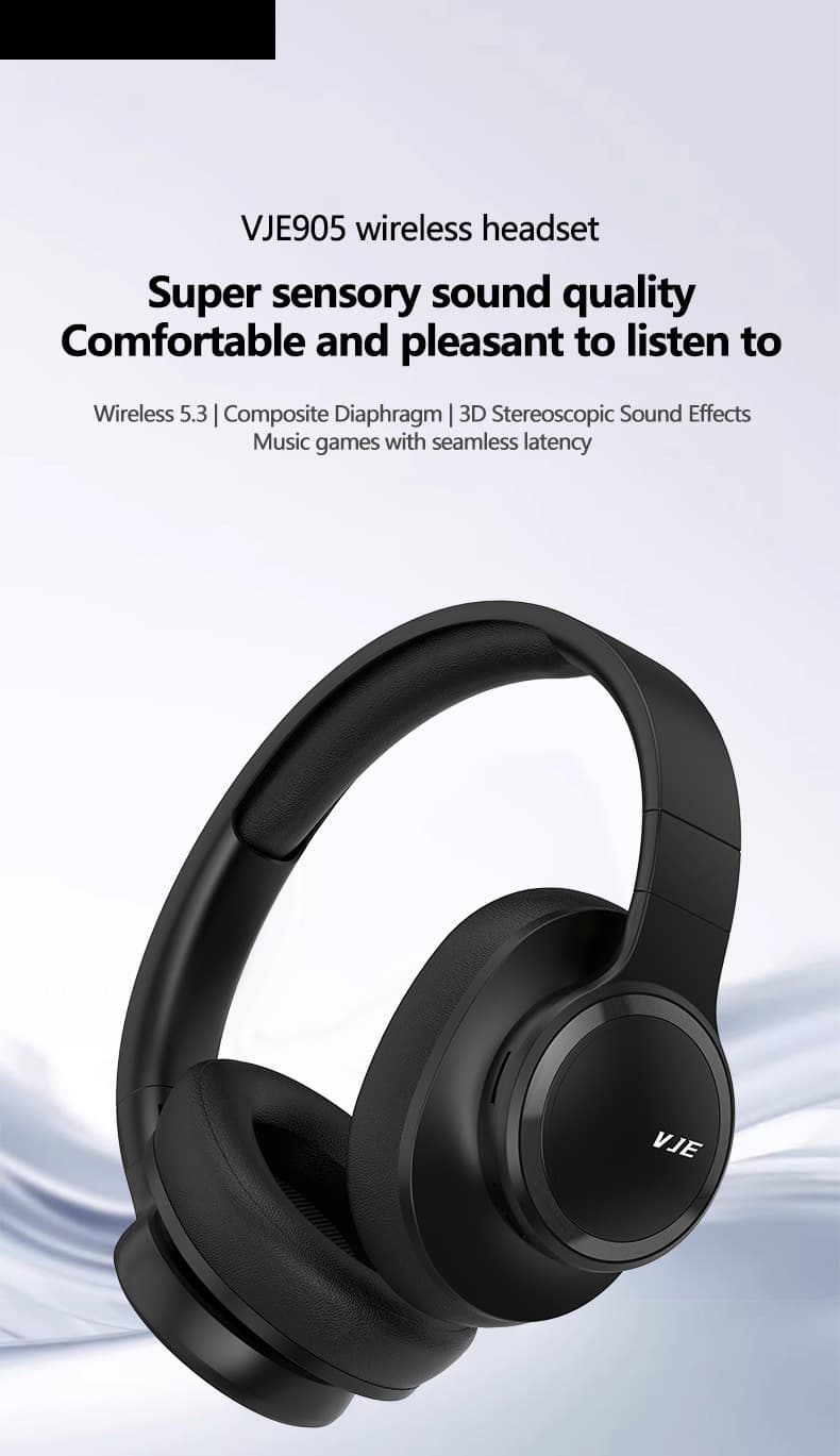 Bezdrôtové Bluetooth slúchadlá s mikrofónom a hlbokými basmi